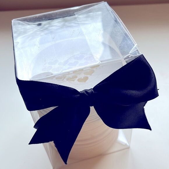 Banana Republic Haute Papier Letterpressed Coasters - Hearts Love Cupid Drinks - Picture 2 of 5